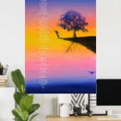 2055. Lernen zu landen? Poster/Print Poster (Heimbüro)