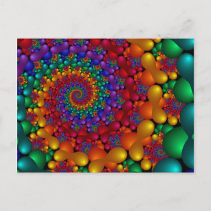 206 Fraktal Postkarte