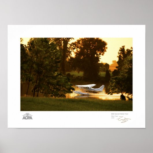 206 Sunset Water Taxi Gallery Poster (Vorne)