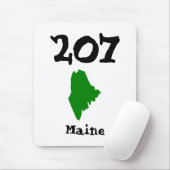 207, Bereichscode von Maine Mousepad (Mit Mouse)