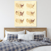 207 Hersteller/km2 Leinwanddruck (Insitu (Schlafzimmer))