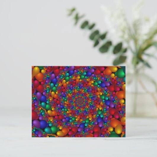 208 Fraktal Postkarte (Stehend Vorderseite)