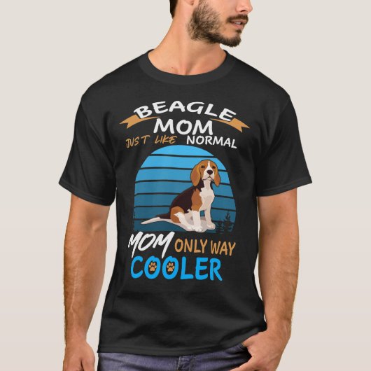 209 Beagle Mama Cooler T-Shirt (Vorderseite)