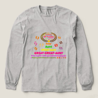 20.07.2025 Große Tante Gold Star Feier Tri-Blend Shirt