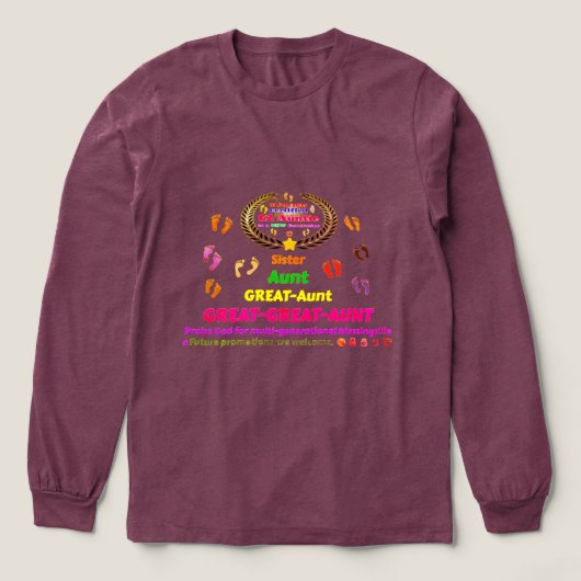 20.07.2025 Große Tante Gold Star Feier Tri-Blend Shirt (Design Vorderseite)