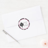 20 - 1,5" Bevorzugen Sie Stickers Black Hot Pink D (Umschlag)