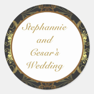 20 - 1,5" Bevorzugen Sie Stickers Gold und Black D