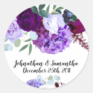 20 - 1.5" Bevorzugen Sie Stickers Lavendel Hibisku