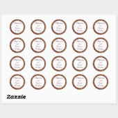 20 - 1,5" Bevorzugen Sticker Herbstbaum (Blatt)