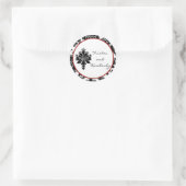 20 - 1.5" Bevorzugen Sticker Schwarzer Damast (Tasche)