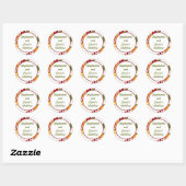 20 - 1,5" Bevorzugte Stickers Fall Foliage Blätter (Blatt)
