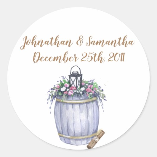 20 - 1,5" Bevorzugung Sticker Sommer Land Hochzeit (Vorderseite)