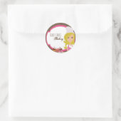 20 - 1,5" Blonde Baker auf Pink Cup Cak Stickers (Tasche)