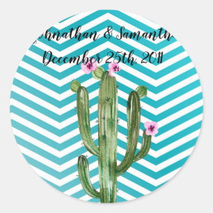 20 - 1.5" Gefallen Stickers Boho Cacti Cactus Succ