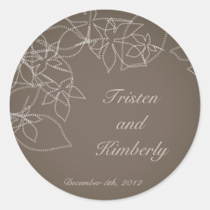 20 - 1,5" Gefallen Stickers Herbst Blütenfallen gr