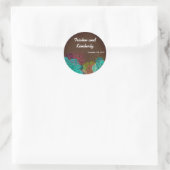 20 - 1.5" Gefallen Stickers Neon Spring Floral Flo (Tasche)