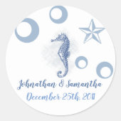 20 - 1,5" Gefallen Stickers Seepferd Sea Ocean Bea (Vorderseite)