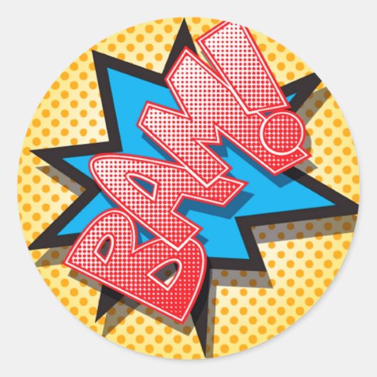 20 - 1,5 Umschlag Aufkleber Comic Strip Book Pop A (Vorderseite)