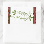 20 - 1,5" Umschlag Aufkleber Frohe Weihnachten (Tasche)