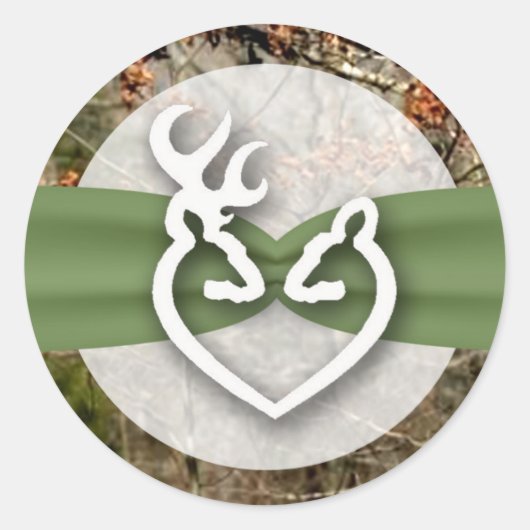 20 - 1,5 Umschlag Aufkleber Hirschkuh Doe Buck Cam (Vorderseite)