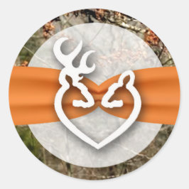 20 - 1,5 Umschlag Aufkleber Hirschkuh Doe Buck Cam