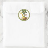 20 - 1,5" Umschlag Aufkleber Jungle Babies (Tasche)