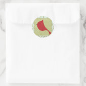 20 - 1,5" Umschlag Aufkleber Kardinal Weihnachtsbä (Tasche)