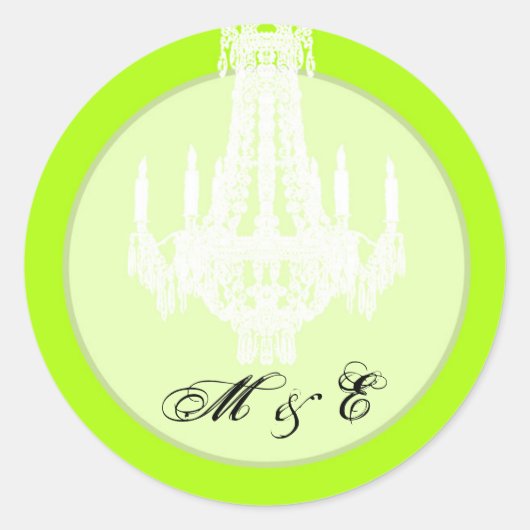 20 - 1,5 Umschlag Aufkleber Kristallleuchter Glitz (Vorderseite)