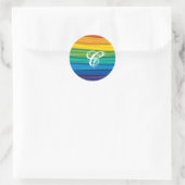 20 - 1,5 Umschlag Aufkleber lgbtq Regenbogenflagge (Tasche)