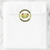 20 - 1,5" Umschlag Aufkleber Martini Olive Green S (Tasche)