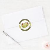 20 - 1,5" Umschlag Aufkleber Martini Olive Green S (Umschlag)