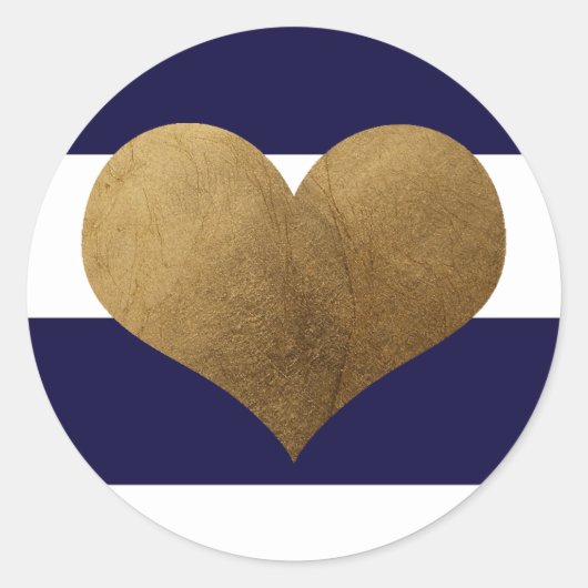 20 - 1,5 Umschlag Aufkleber Moderne Stripnavy Weiß (Vorderseite)