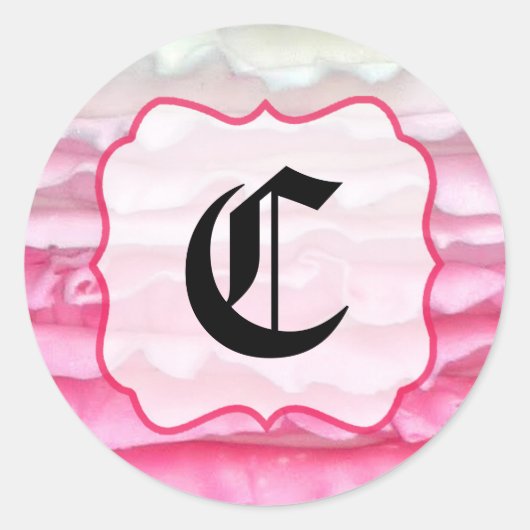 20 - 1,5 Umschlag Aufkleber Ombre Stripe Pink Zuck (Vorderseite)