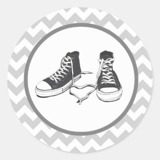 20 - 1,5 Umschlag Aufkleber Teenager Sneakers Zick