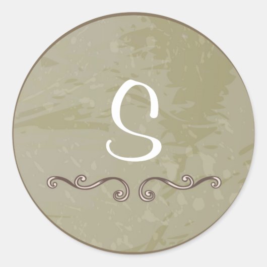 20 - 1,5 Umschlag Aufkleber Vintag Vinyard (Vorderseite)