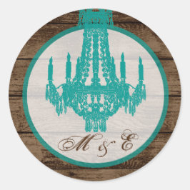 20 - 1,5 Umschlag Aufkleber Western Rustikaler Kro