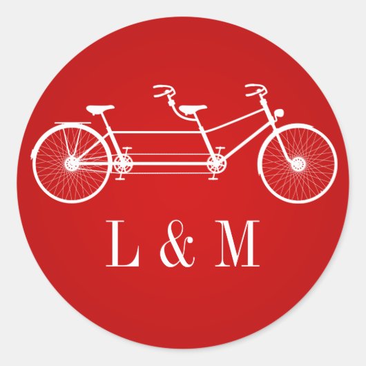 20 - 1,5 Umschlag Aufkleber Whimsical Red Double B (Vorderseite)