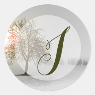 20 - 1,5 Umschlag Aufkleber Wintersonnenschnee