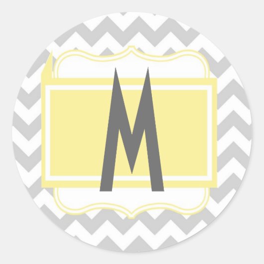 20 - 1,5 Umschlag Aufkleber Zickzack Streifen grau (Vorderseite)