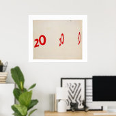 20 20 20 - 1962  - Edward Ruscha Poster (Heimbüro)