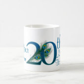 # 20 - 20. Hochzeitstag oder 20. Geburtstag Kaffeetasse (Mittel)