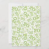 20 - 20. Veranstaltung mit Random Number Pattern G Einladung (Rückseite)