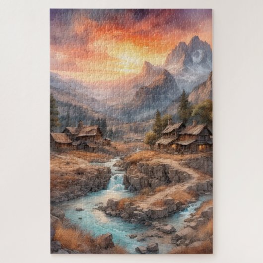 20" * 30" Berglandschaft, 1014 Stück Puzzle (Vertikal)