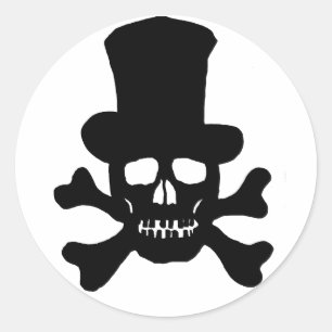 20 Aufkleber Gift Totenkopf und Kreuzknochen Zylin