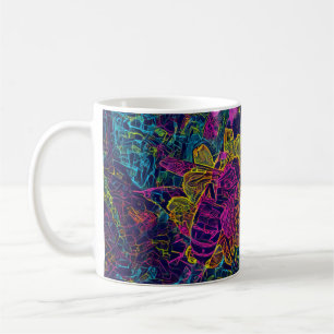 20. August bee day A.I. verbessert Foto Kaffeetasse