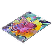 20. August National Honeybee Day A.I. + Foto Biene Notizblock (Linke Seite)