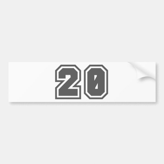 20 AUTOAUFKLEBER (Vorne)