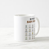 20 Babytypen Gekackt 11oz Kaffee Tasse (VorderseiteRechts)