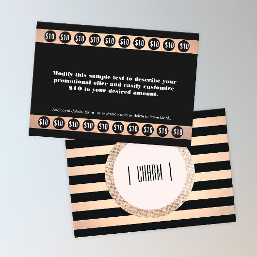 20 Beauty Salon Punch Card Treuekarte