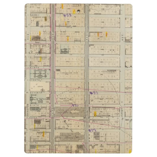 20 Bezirk 19 Klemmbrett (Rückseite)